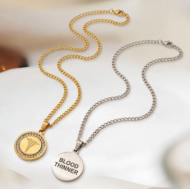 Halo Blood Thinner Medical Alert Necklace