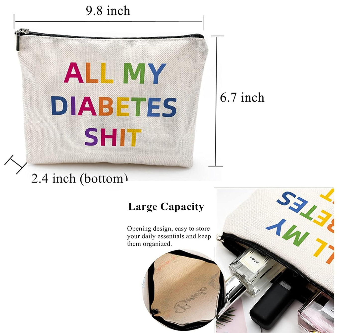 All My Diabetes Shit Travel Bag