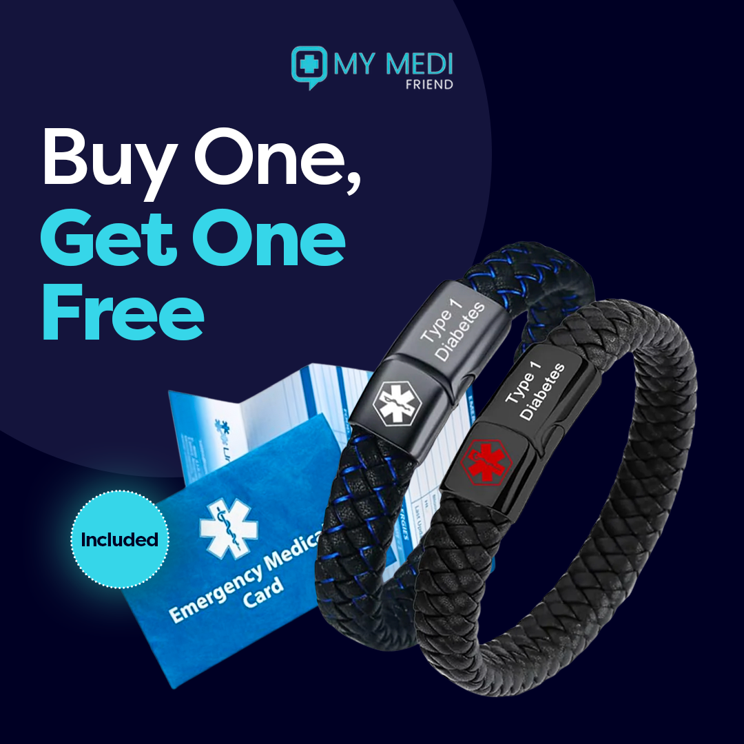 1+1 FREE: Bracelets designed for people with diabetes