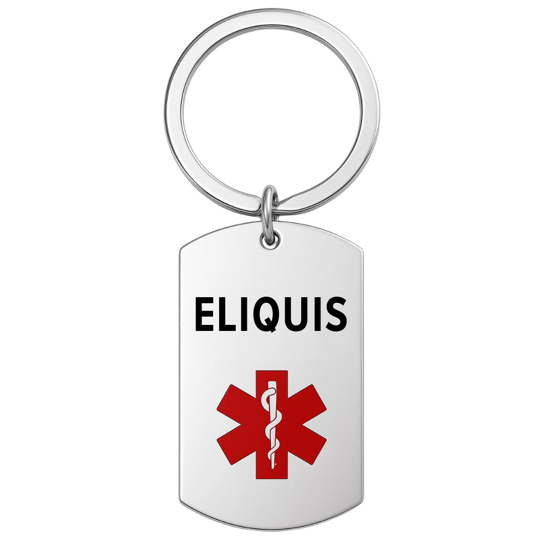 Medical Alert Keychain (ELIQUIS)