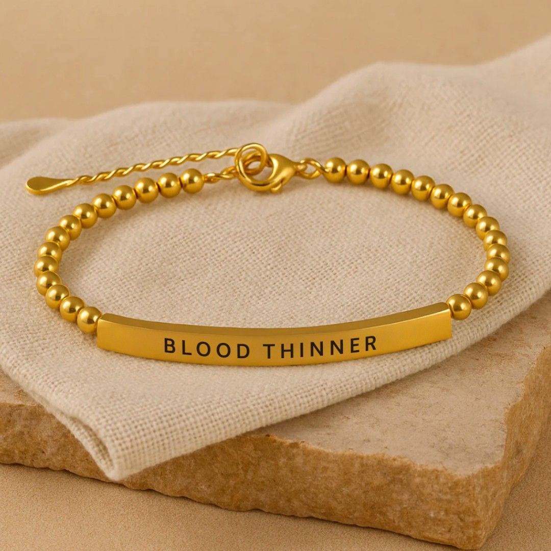 My Medi Bracelet for Women - Slim Blood Thinner Edition