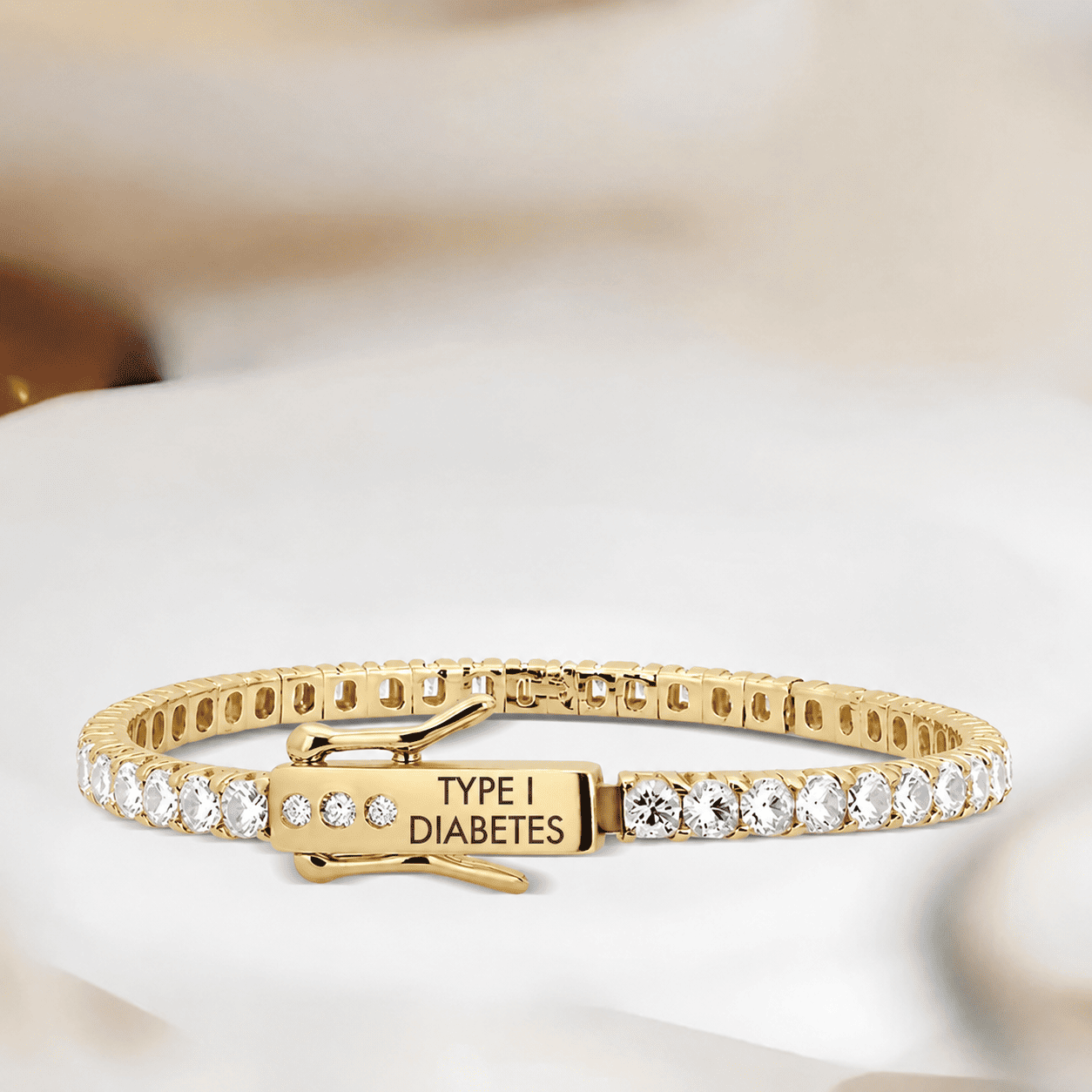 Women’s Tennis Engraving Diabetes Medical Alert Bracelet