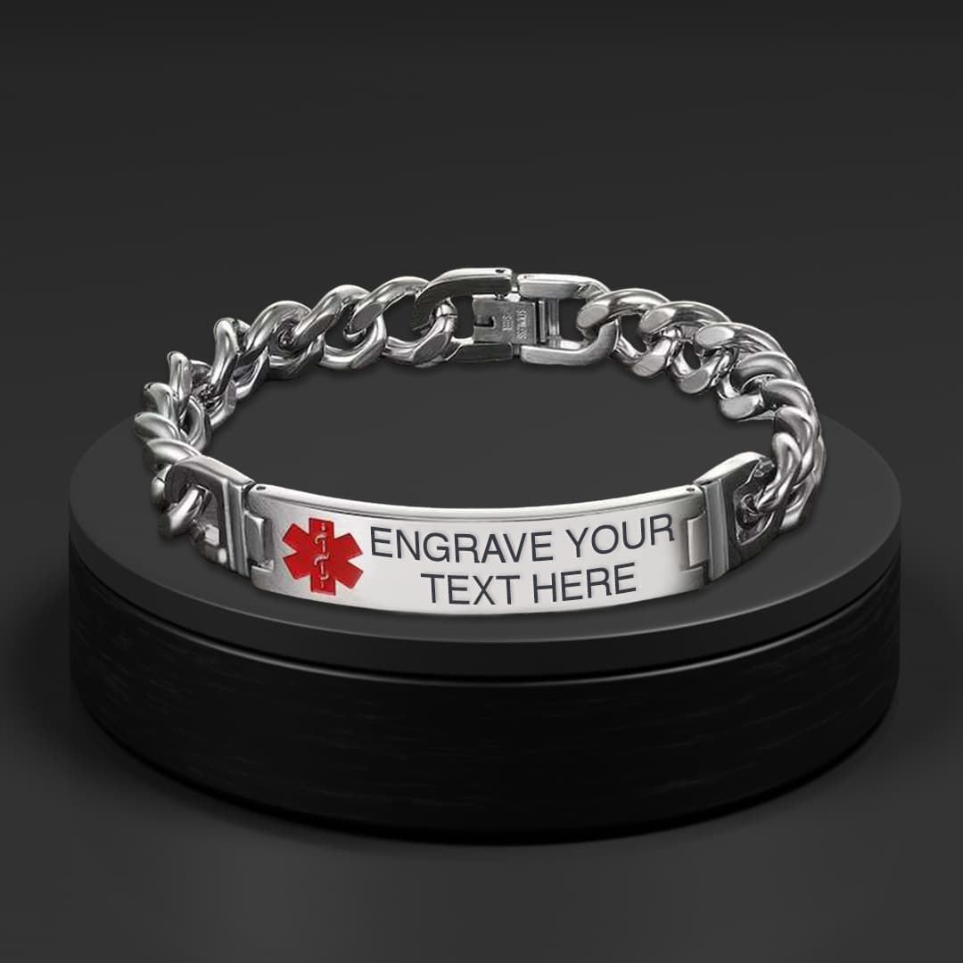 Bracelet for all medical conditions, personalized to fit your needs.