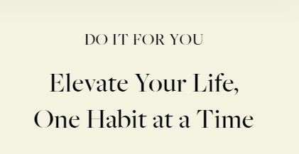 Establishing good habits in the new year for you