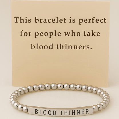 My Medi Bracelet for Women - Slim Blood Thinner Edition | BF