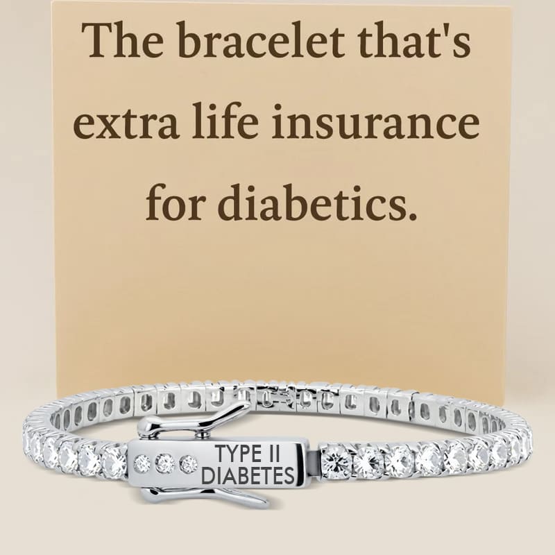Women’s Tennis Engraving Diabetes Medical Alert Bracelet