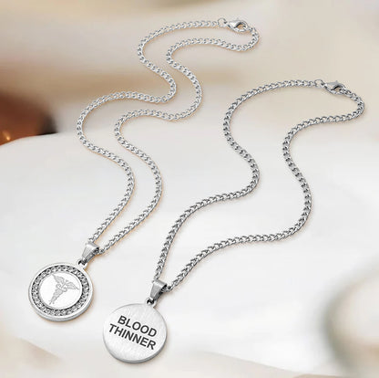 Halo Blood Thinner Medical Alert Necklace