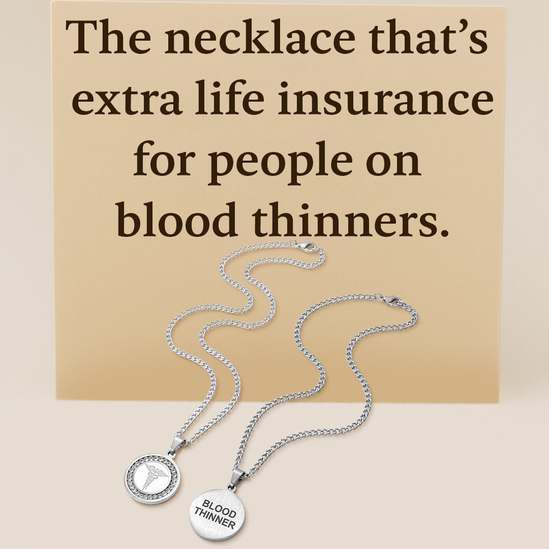 Halo Blood Thinner Medical Alert Necklace