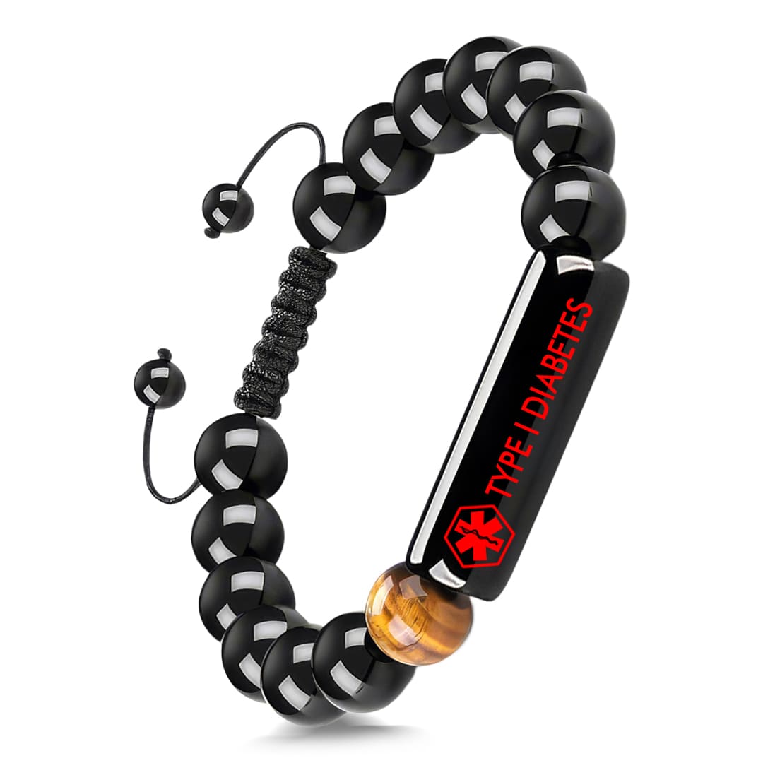 Onyx Tiger Eye Bracelet Diabetes