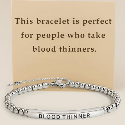 My Medi Bracelet for Women - Slim Blood Thinner Edition