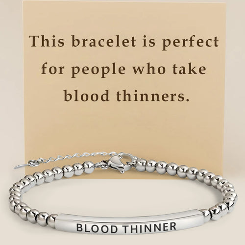 My Medi Bracelet for Women - Slim Blood Thinner Edition