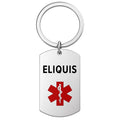 Eliquis Medical Alert Keychain