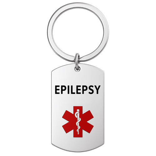 Medical Alert Keychain (EPILEPSY)