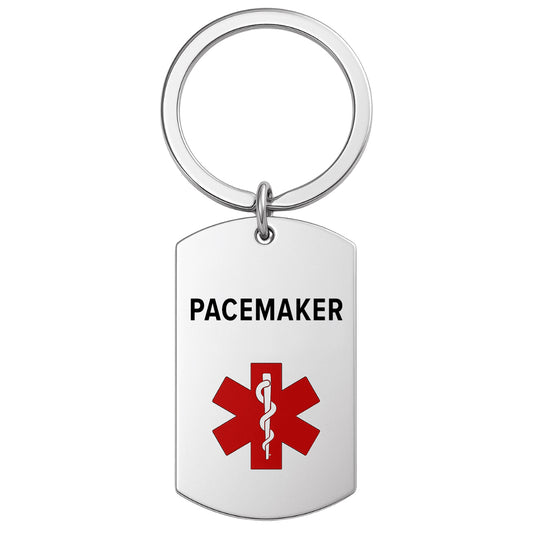 Pacemaker Medical Alert Keychain