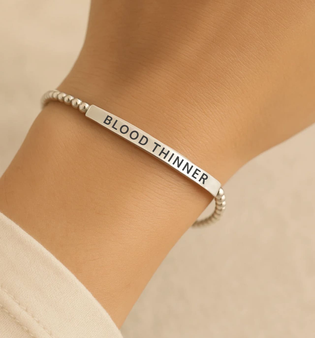 My Medi Bracelet for Women - Slim Blood Thinner Edition | BF