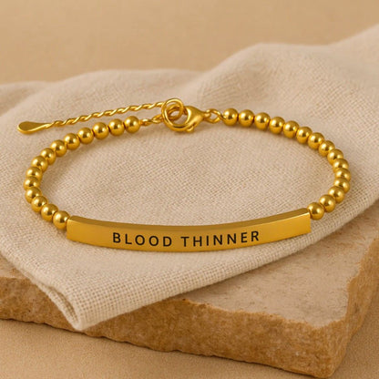 My Medi Bracelet for Women - Slim Blood Thinner Edition