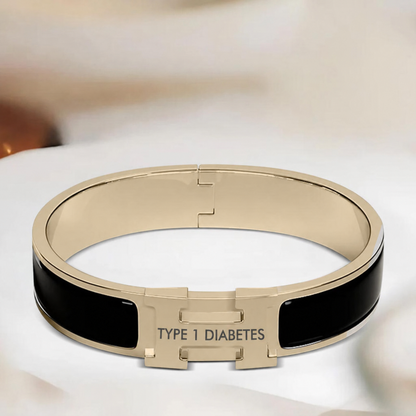 Women Click H  Diabetes Medical Alert Bracelet
